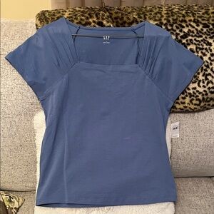 NWT GAP Women's Short Sleeve Blue Tee